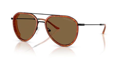 Emporio Armani  EA2163 3001OR 56 Matte Black / Brown