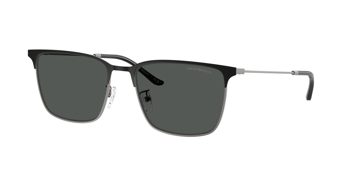 Emporio Armani  EA2164D 300187 57 Matte Gunmetal/Black / Dark Grey