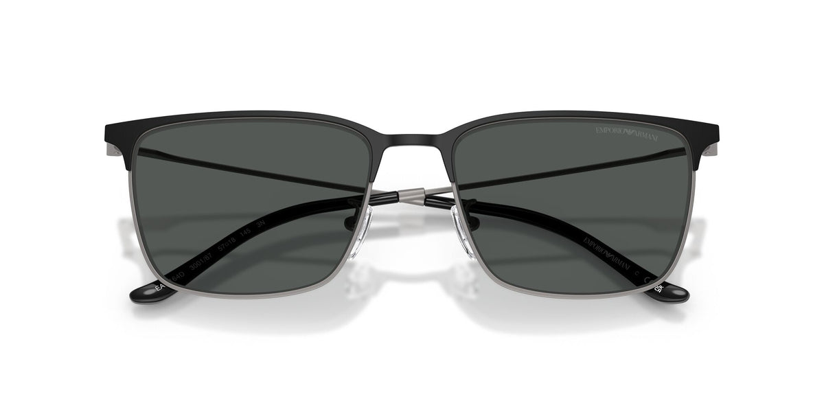 Emporio Armani  EA2164D 300187 57 Matte Gunmetal/Black / Dark Grey
