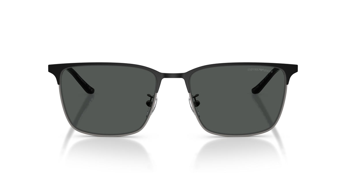 Emporio Armani  EA2164D 300187 57 Matte Gunmetal/Black / Dark Grey