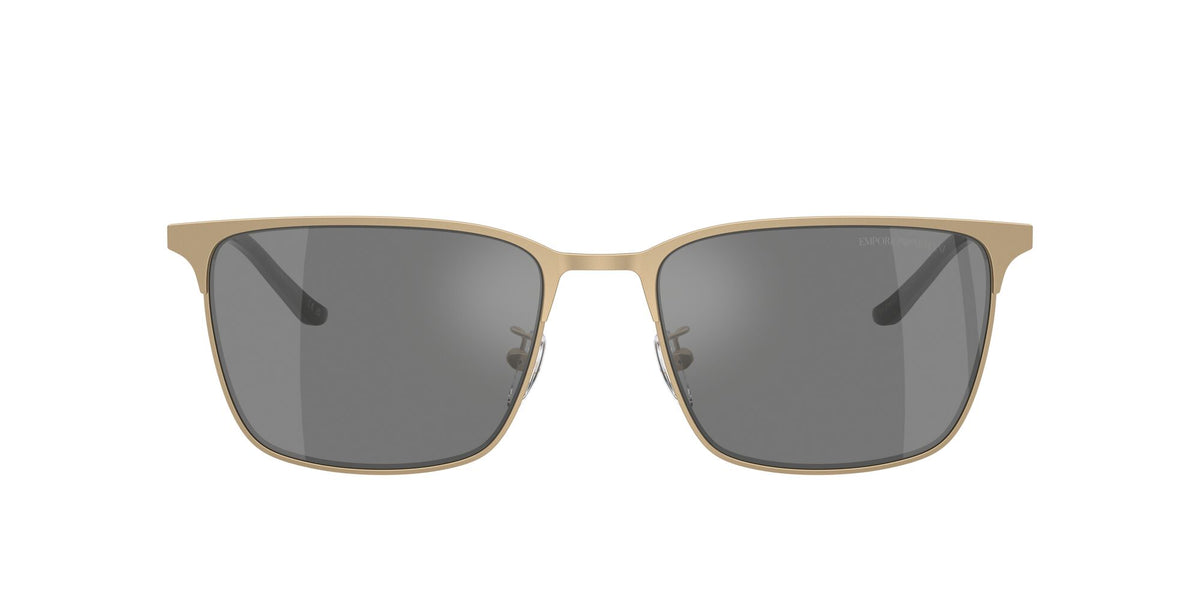 Emporio Armani  EA2164D 30026G 57 Matte Pale Gold / Grey Mirror Silver