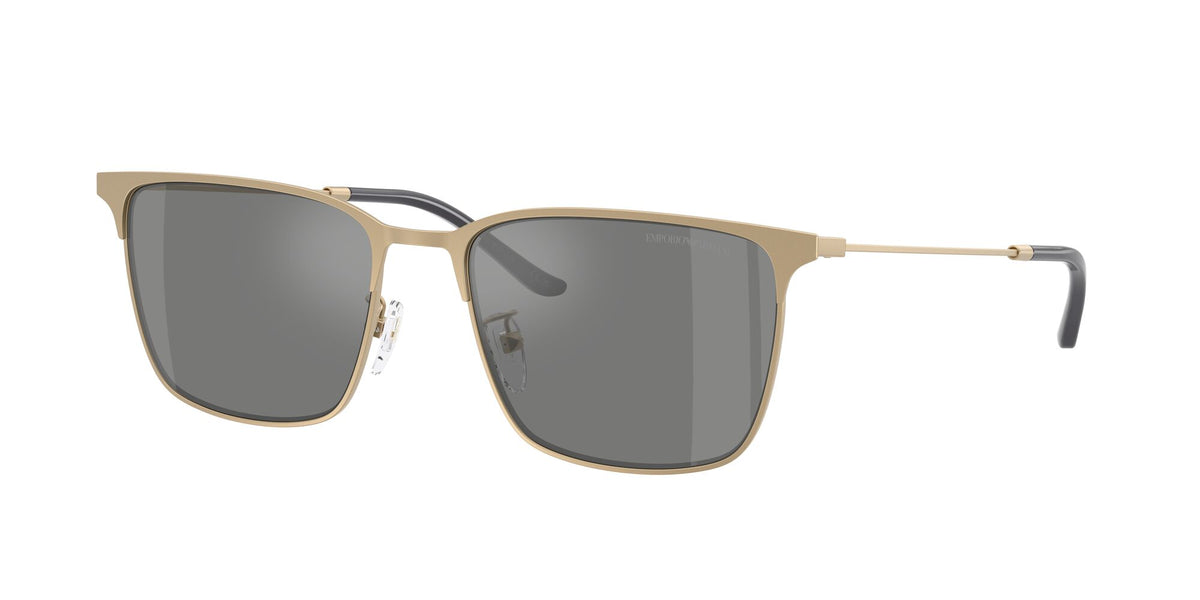 Emporio Armani  EA2164D 30026G 57 Matte Pale Gold / Grey Mirror Silver