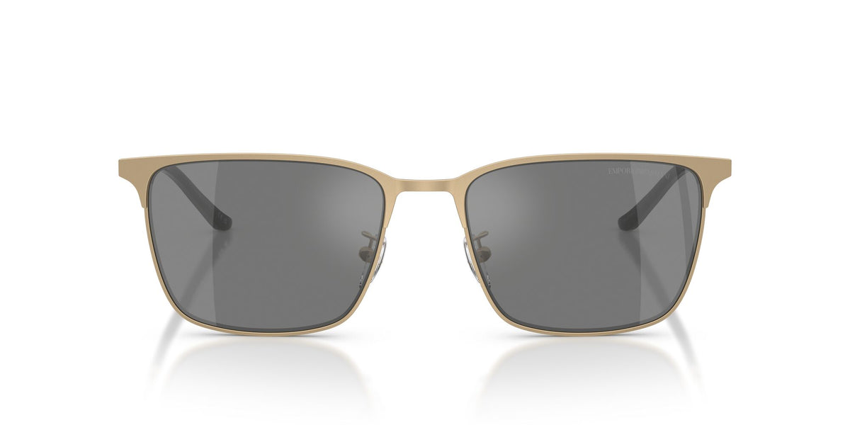 Emporio Armani  EA2164D 30026G 57 Matte Pale Gold / Grey Mirror Silver