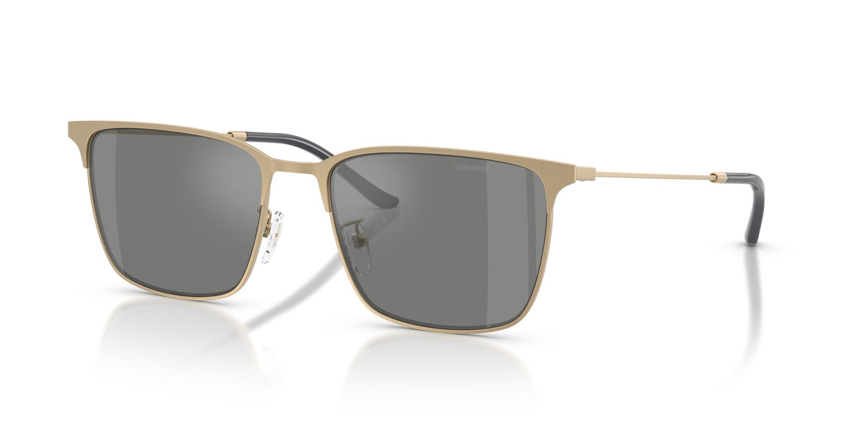 Emporio Armani  EA2164D 30026G 57 Matte Pale Gold / Grey Mirror Silver