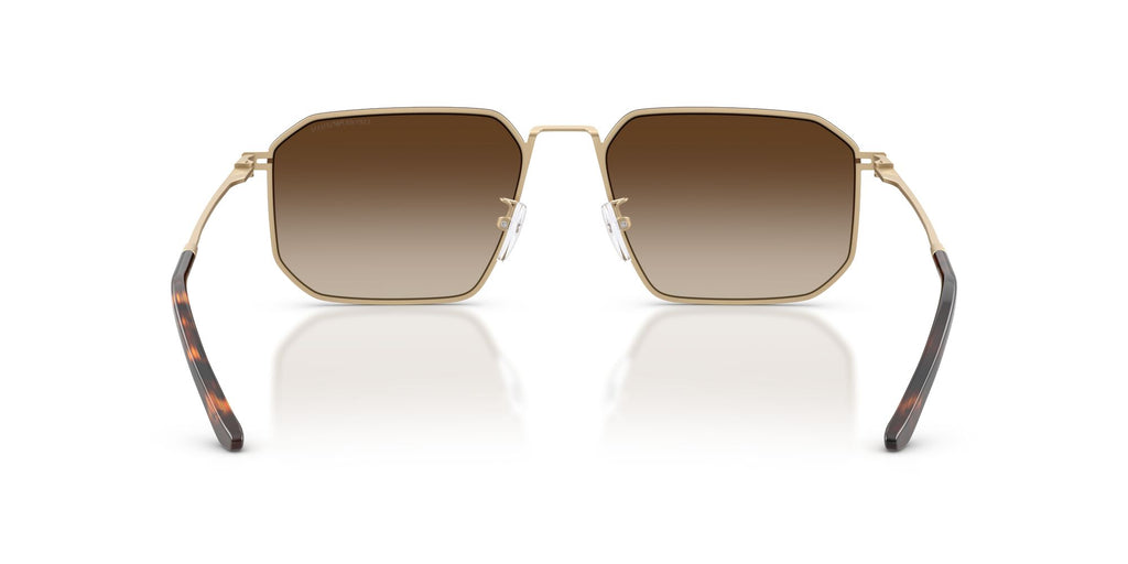 Emporio Armani  EA2165D 300213 58 Matte Pale Gold / Gradient Brown