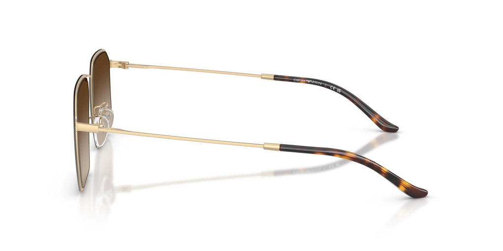 Emporio Armani  EA2165D 300213 58 Matte Pale Gold / Gradient Brown
