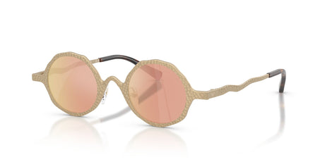 Emporio Armani 0EA2166 30027J 41 Matte Pale Gold/ Brown Mirror Rose Gold