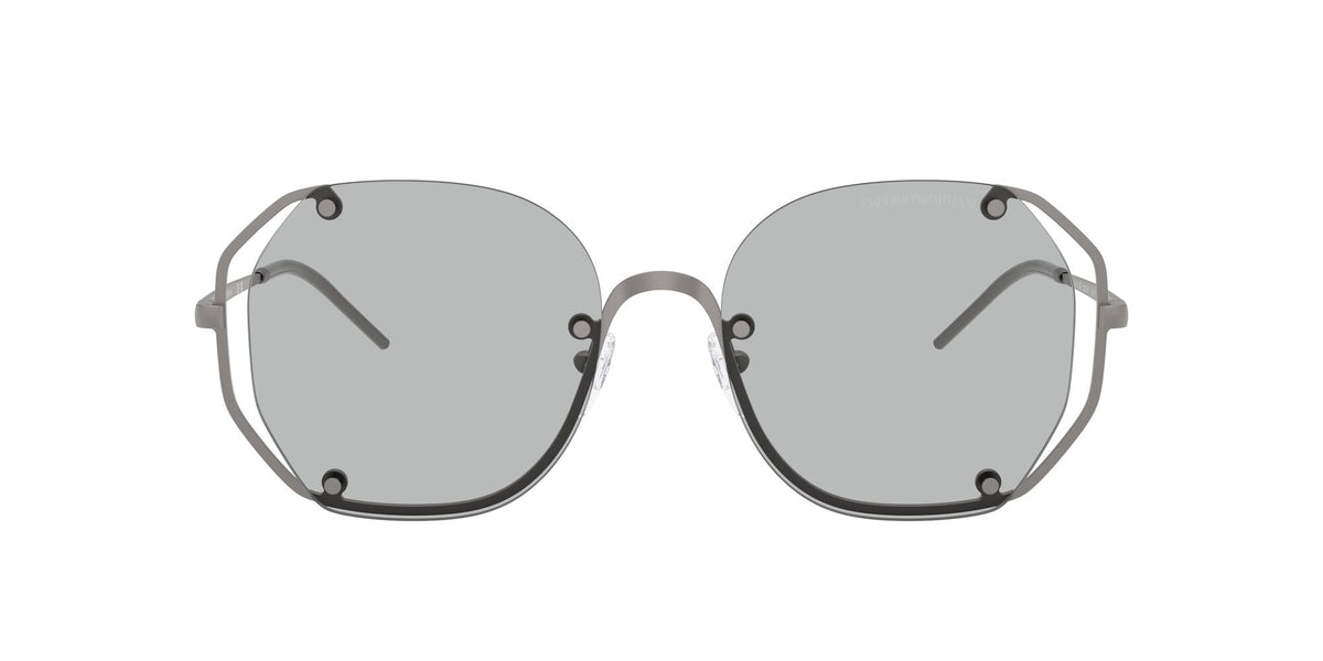 Emporio Armani 0EA2168 300387 54 Matte Gunmetal/ Light Grey