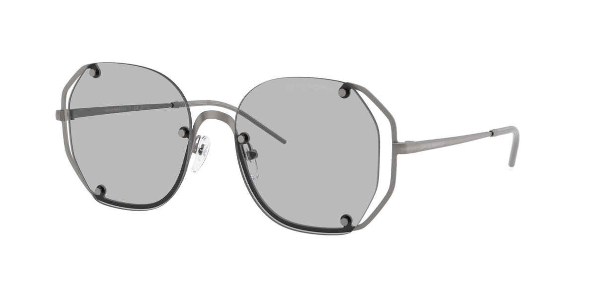 Emporio Armani 0EA2168 300387 54 Matte Gunmetal/ Light Grey