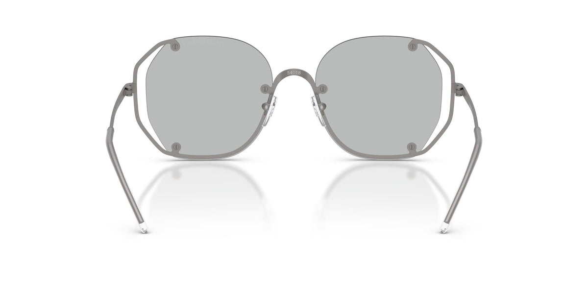 Emporio Armani 0EA2168 300387 54 Matte Gunmetal/ Light Grey