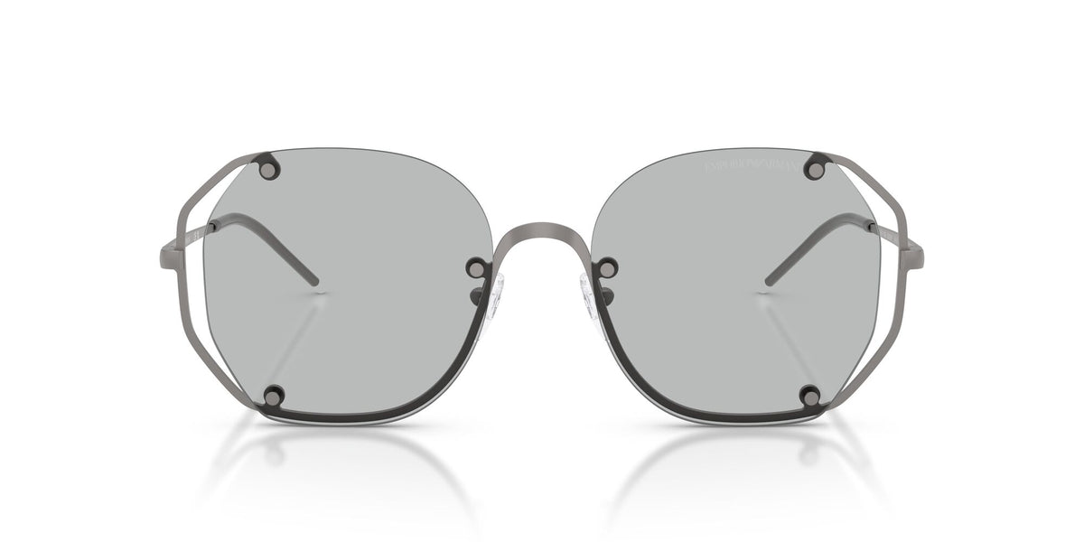 Emporio Armani 0EA2168 300387 54 Matte Gunmetal/ Light Grey