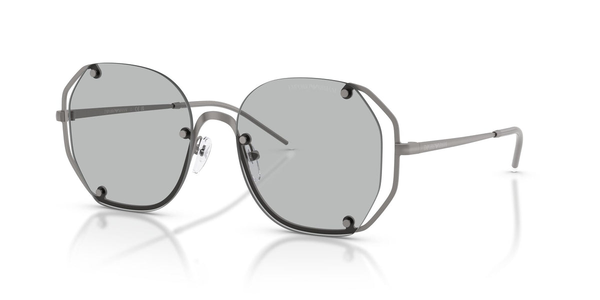 Emporio Armani 0EA2168 300387 54 Matte Gunmetal/ Light Grey