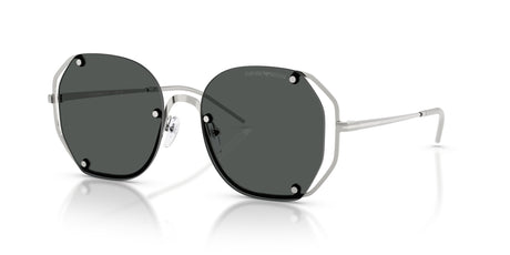 Emporio Armani 0EA2168 301587 54 Shiny Silver/ Dark Grey