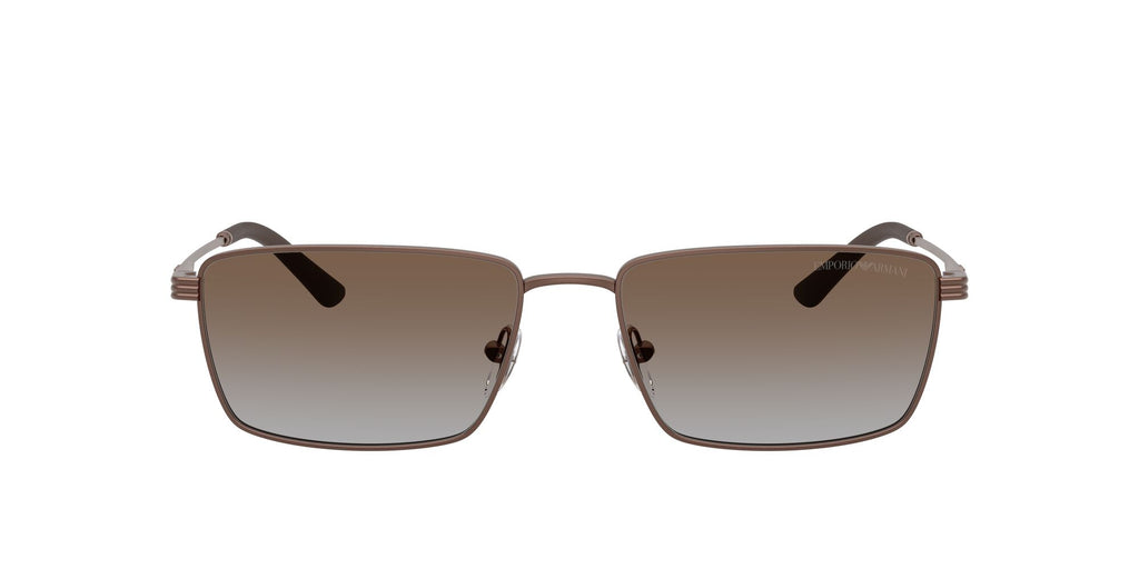 Emporio Armani 0EA2169 300689 57 Matte Bronze/ Grey Gradient Brown