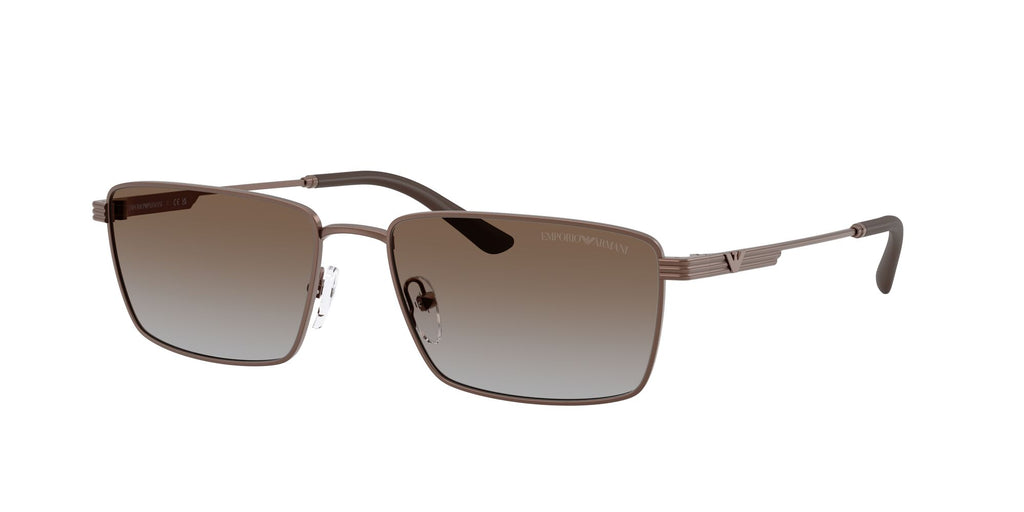 Emporio Armani 0EA2169 300689 57 Matte Bronze/ Grey Gradient Brown