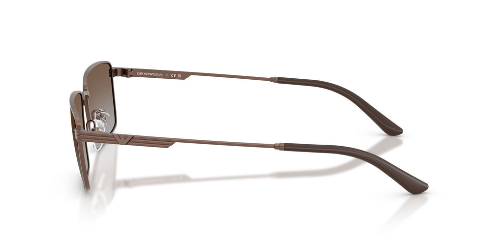 Emporio Armani 0EA2169 300689 57 Matte Bronze/ Grey Gradient Brown