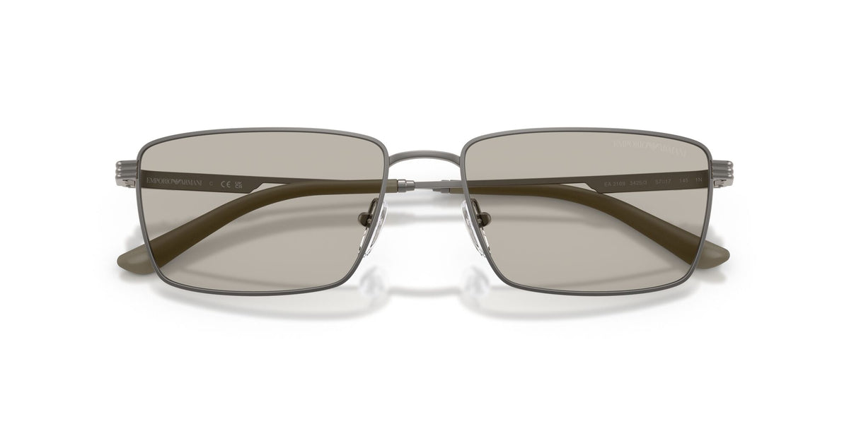Emporio Armani 0EA2169 3425/3 57 Matte Grey/ Light Brown
