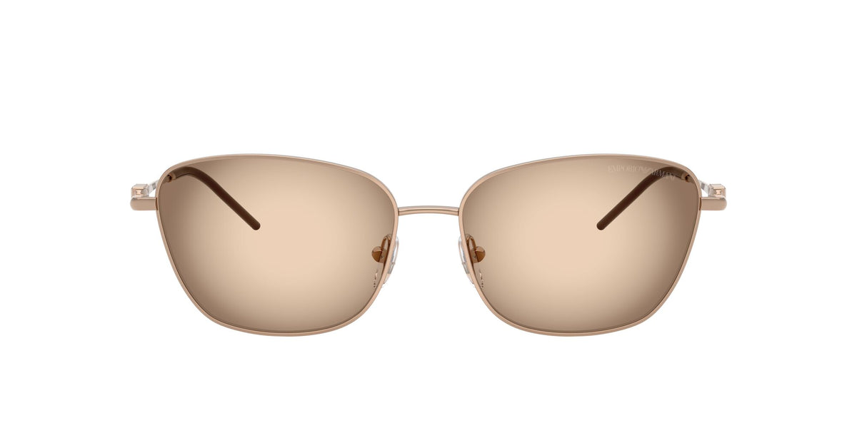 Emporio Armani 0EA2170 301113 57 Shiny Rose Gold/ Brown Grey Gradient