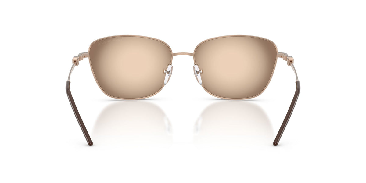Emporio Armani 0EA2170 301113 57 Shiny Rose Gold/ Brown Grey Gradient