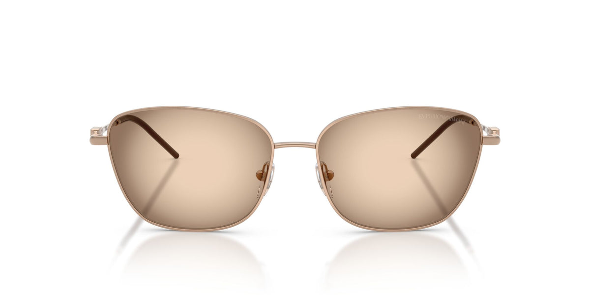 Emporio Armani 0EA2170 301113 57 Shiny Rose Gold/ Brown Grey Gradient