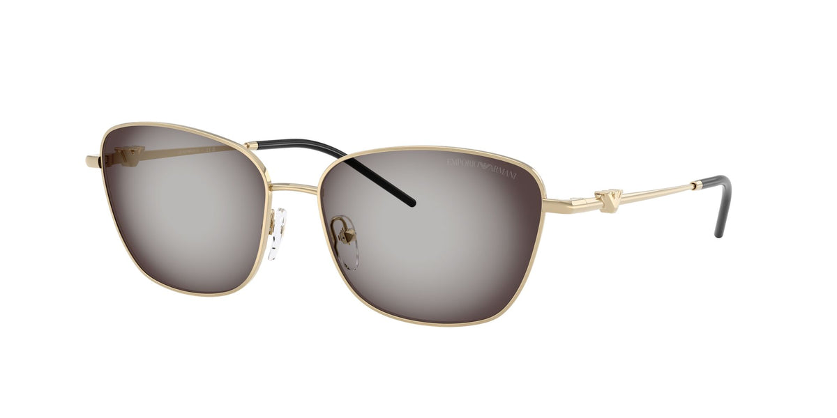 Emporio Armani 0EA2170 30138G 57 Shiny Pale Gold/ Grey Gradient Black