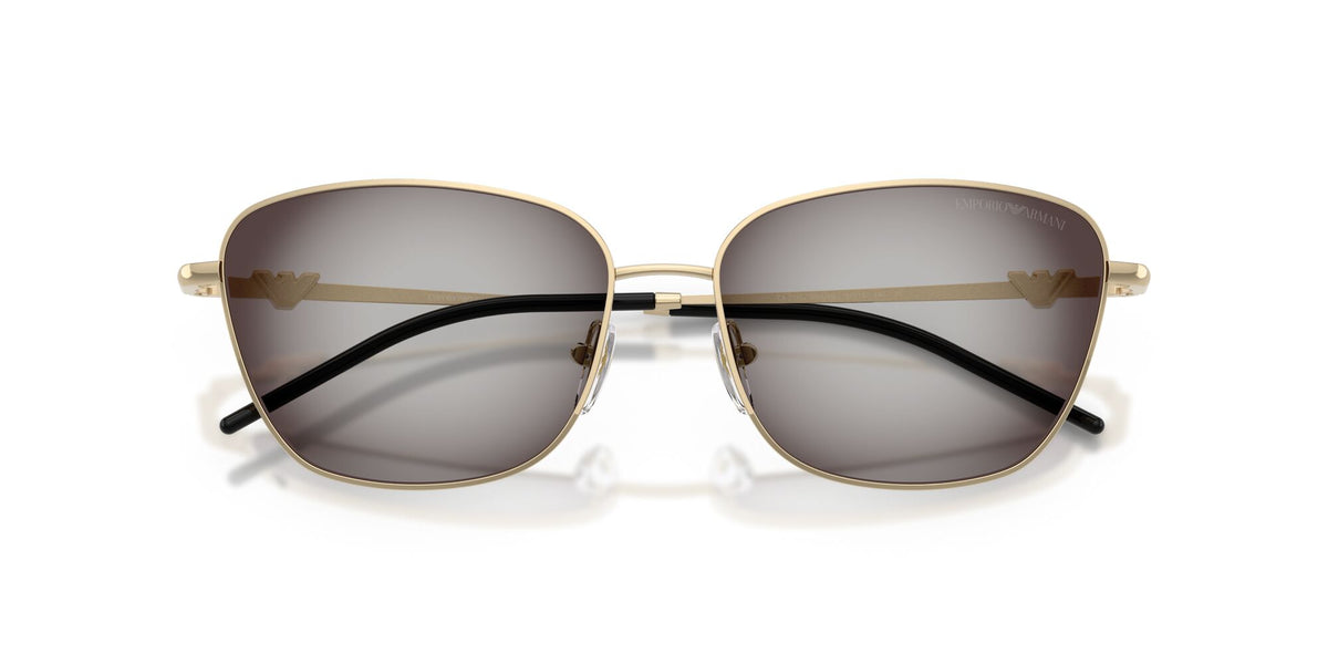 Emporio Armani 0EA2170 30138G 57 Shiny Pale Gold/ Grey Gradient Black