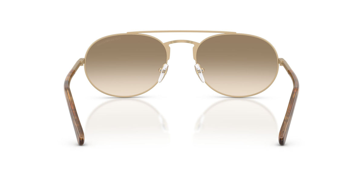 Emporio Armani 0EA2171 300213 57 Matte Pale Gold/ Yellow Gradient Brown