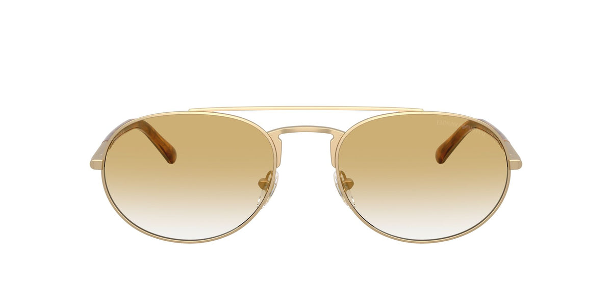 Emporio Armani 0EA2171 30022Q 57 Matte Pale Gold/ Clear Gradient Yellow