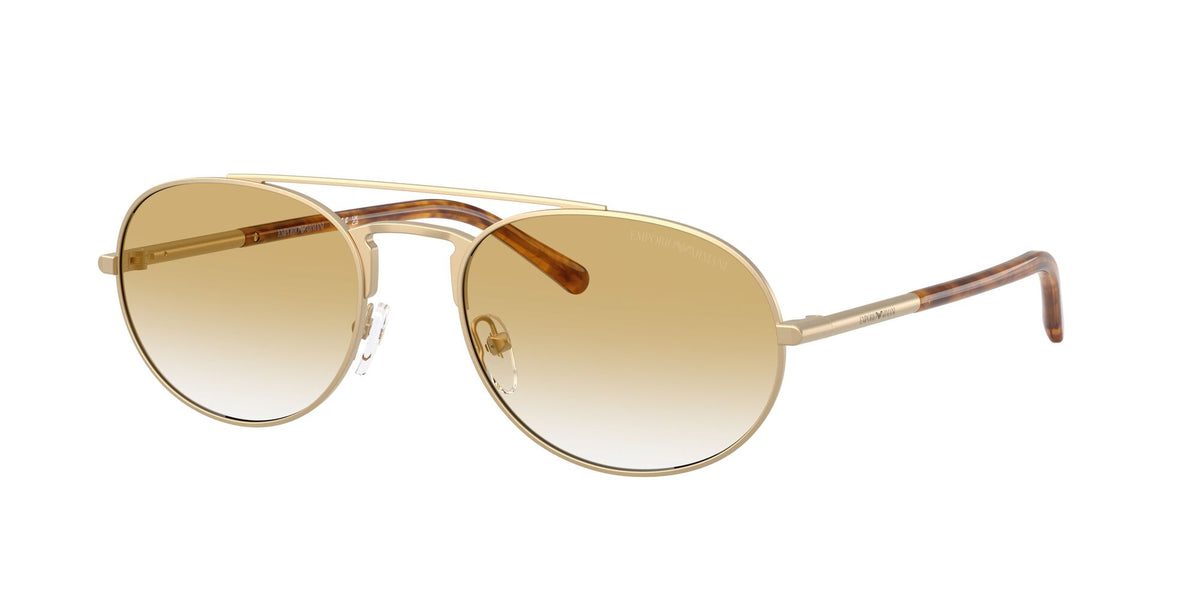 Emporio Armani 0EA2171 30022Q 57 Matte Pale Gold/ Clear Gradient Yellow