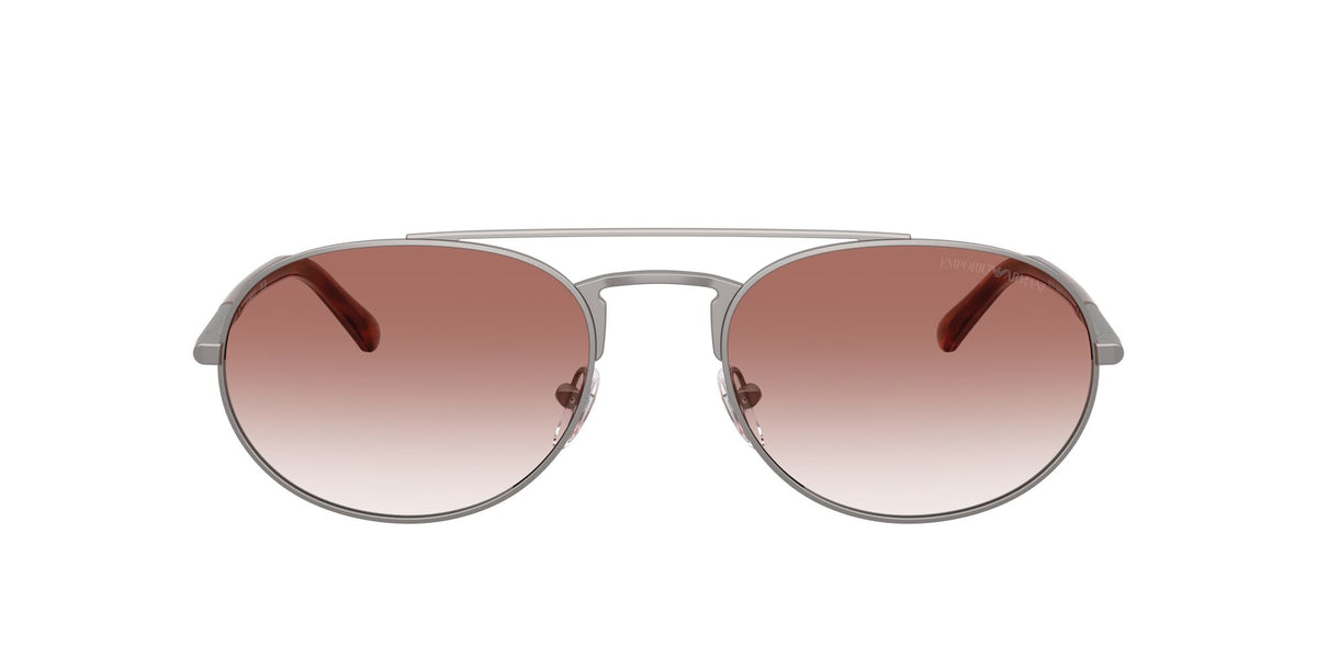 Emporio Armani 0EA2171 30038D 57 Matte Gunmetal/ Clear Gradient Pink