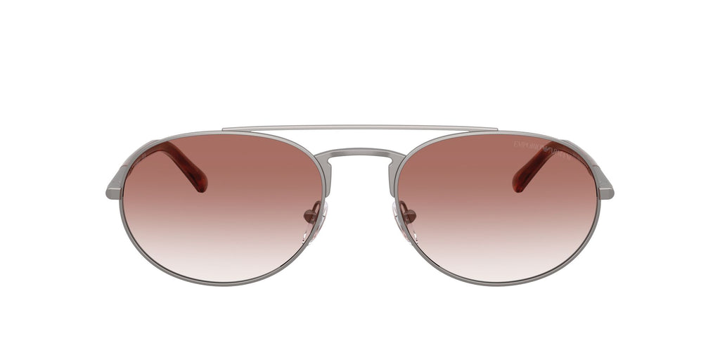 Emporio Armani 0EA2171 30038D 57 Matte Gunmetal/ Clear Gradient Pink