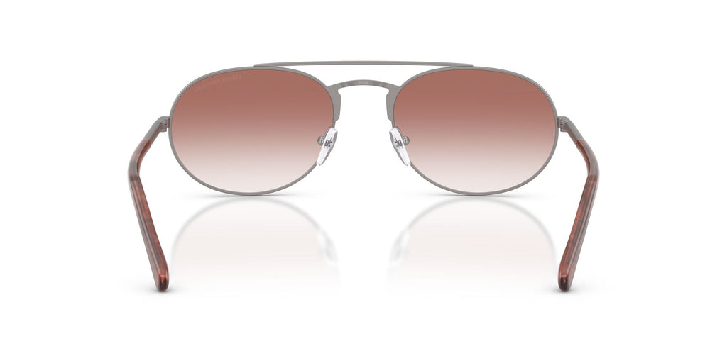 Emporio Armani 0EA2171 30038D 57 Matte Gunmetal/ Clear Gradient Pink