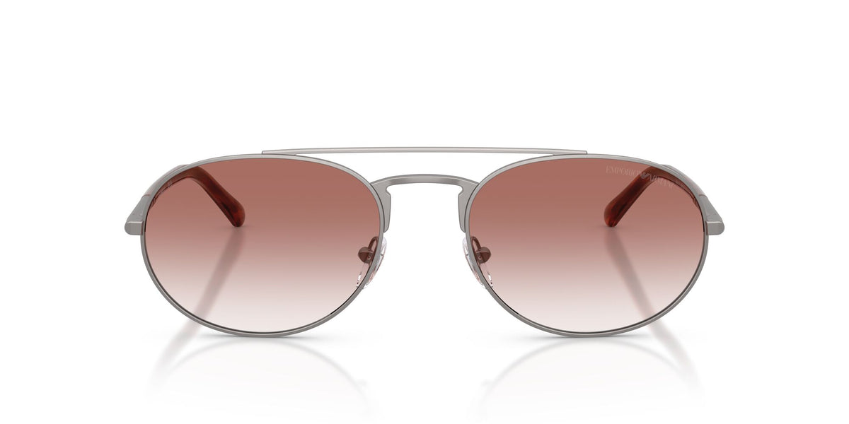 Emporio Armani 0EA2171 30038D 57 Matte Gunmetal/ Clear Gradient Pink