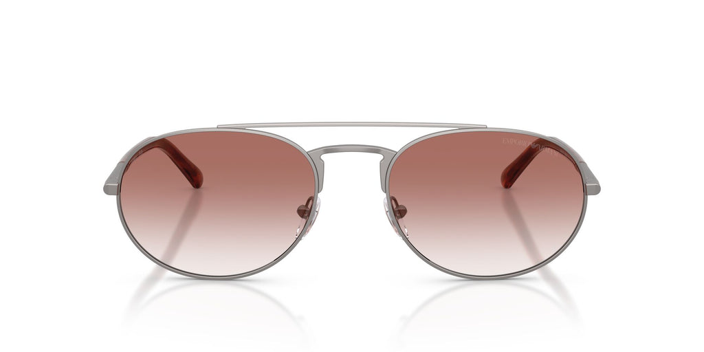 Emporio Armani 0EA2171 30038D 57 Matte Gunmetal/ Clear Gradient Pink
