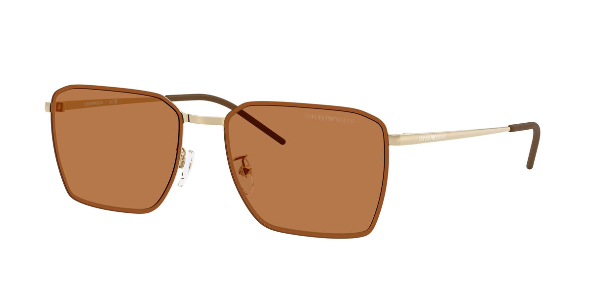 Emporio Armani 0EA2172D 301373 60 Shiny Pale Gold/ Brown