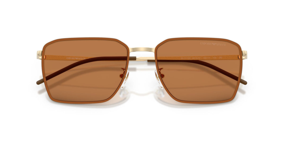 Emporio Armani 0EA2172D 301373 60 Shiny Pale Gold/ Brown