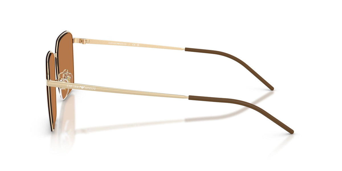Emporio Armani 0EA2172D 301373 60 Shiny Pale Gold/ Brown