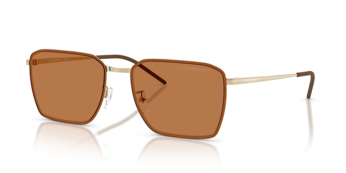 Emporio Armani 0EA2172D 301373 60 Shiny Pale Gold/ Brown