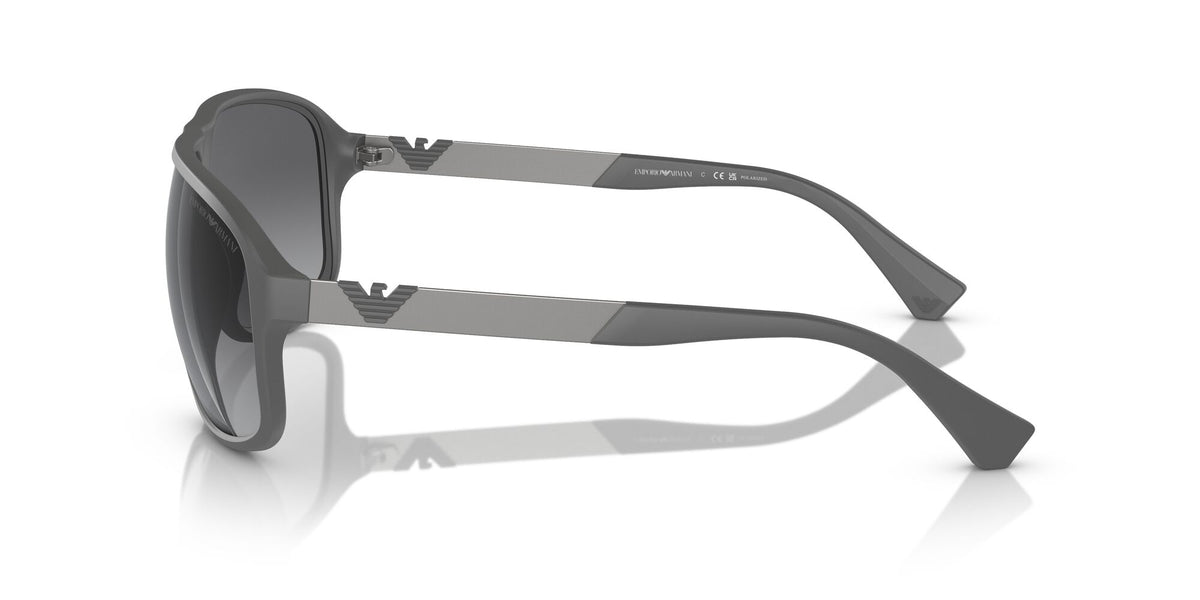 EA 4029 Emporio Armani  Matte Grey / Polar Grey Gradient 64 64 / Polycarbonate / Injected / Metal
