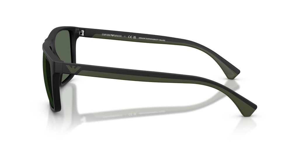 Emporio Armani  EA4033 500171 56 Matte Black / Dark Green
