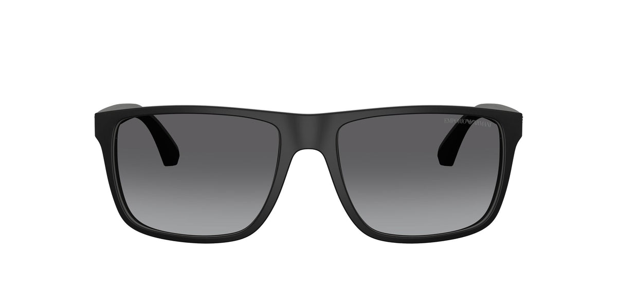 Emporio Armani  0EA4033 5229T3 56 Rubber Black & Grey/ Gradient Grey Polarized 56 / Plastic / Plastic