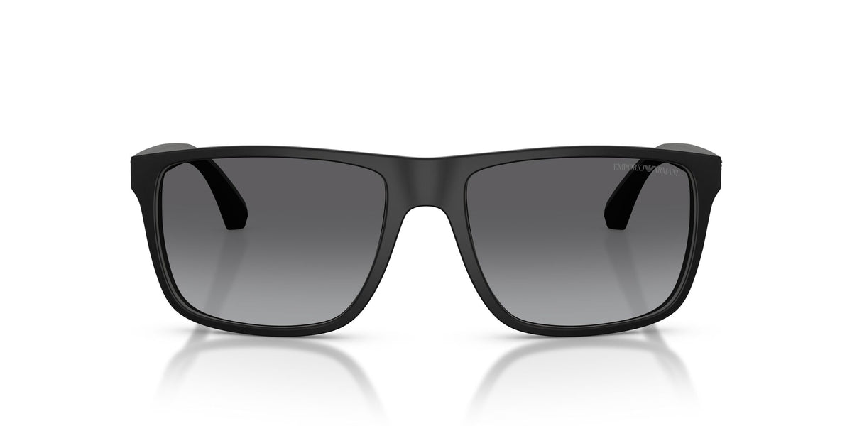 Emporio Armani  0EA4033 5229T3 56 Rubber Black & Grey/ Gradient Grey Polarized 56 / Plastic / Plastic