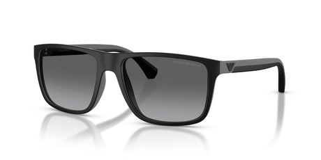 Emporio Armani  0EA4033 5229T3 56 Rubber Black & Grey/ Gradient Grey Polarized 56 / Plastic / Plastic