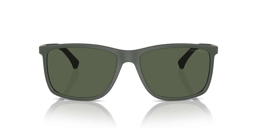 Emporio Armani 0EA4058 50589A 58 Matte Green/ Dark Green Polar