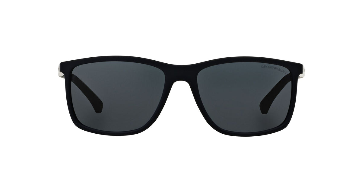 Emporio Armani EA 4058 Rubber Blue / Grey 58 / Polycarbonate / Injected / Metal