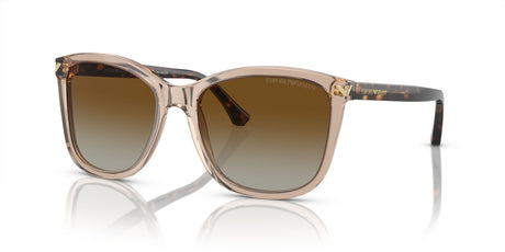 Emporio Armani  0EA4060 5850T5 56 Transparent Tundra/ Gradient Brown Polar 56 / Cr39 / Acetate / Acetate