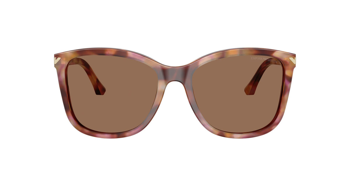 Emporio Armani  EA4060 619673 56 Shiny Havana Red / Dark Brown