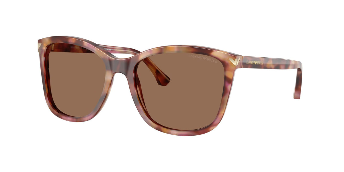 Emporio Armani  EA4060 619673 56 Shiny Havana Red / Dark Brown