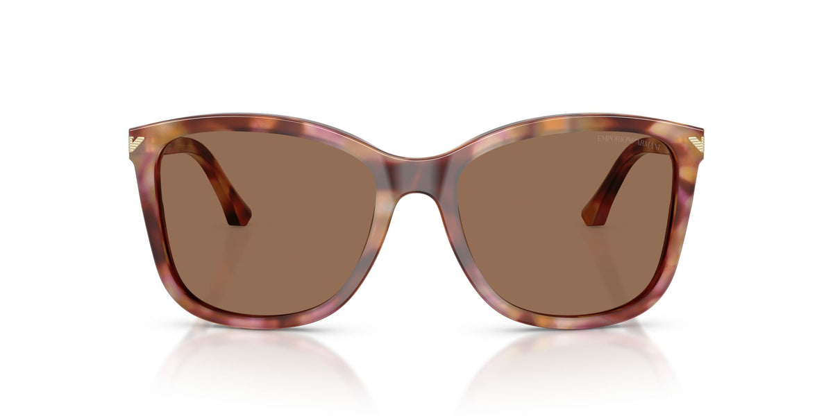 Emporio Armani  EA4060 619673 56 Shiny Havana Red / Dark Brown