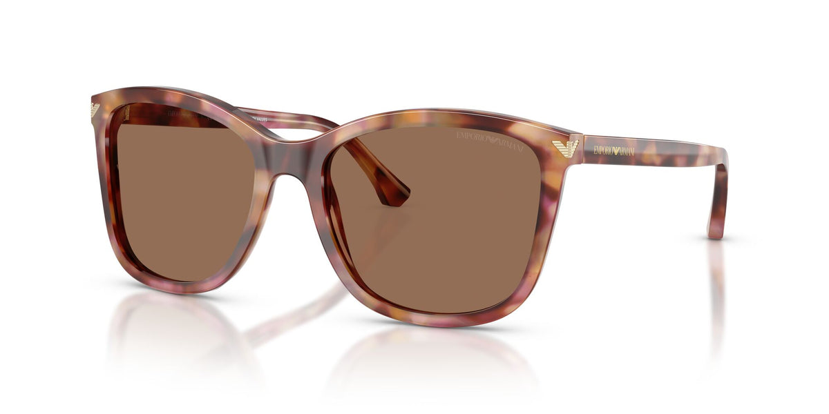 Emporio Armani  EA4060 619673 56 Shiny Havana Red / Dark Brown
